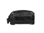 10" Premium Leather Toiletry Travel Pouch - Image 3