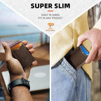 BULLIANT Men Wallet Gift Boxed, Slim Front Pocket Wallet Money Clip Card Holder - Image 7