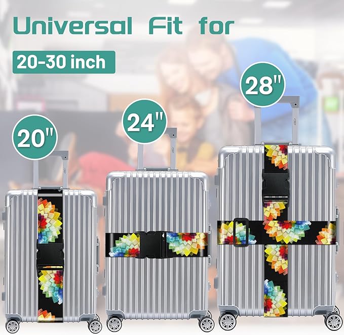 Slohif Luggage Straps for Suitcases Travel Belt Accessories Luggage Connector - Image 3