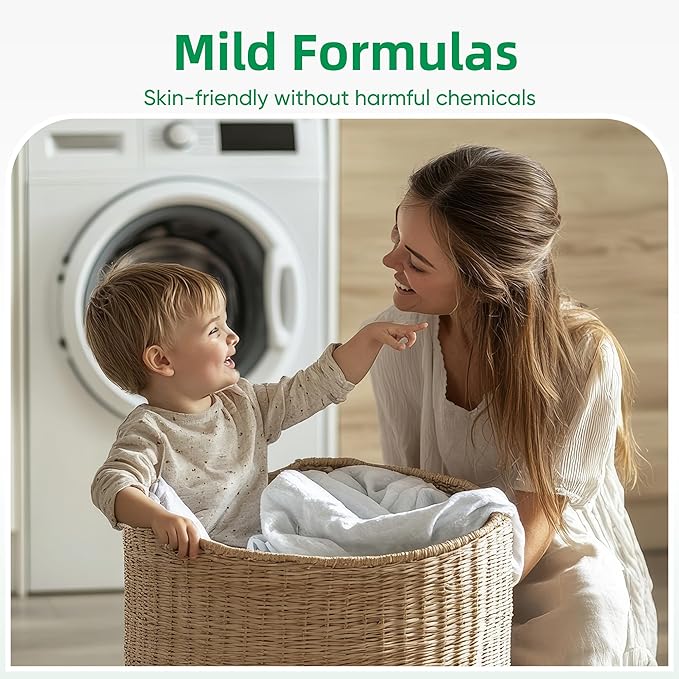 Travel Laundry Detergent Sheets Fisroa 120 Loads Eco-friendly Washing Detergent - Image 7
