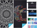 2 Pack Lightweight Thin Beach Towel Oversized 71"x32" Big Extra Large by Gomust