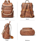 Shrrie Vegan Leather Laptop Backpack - Image 5