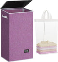 SOLEDI Laundry Hamper with Lid 100L Large & Tall Collapsible Laundry Basket by SOLEDI