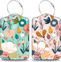 2 Pcs Spring Flowers and Berries Luggage Tags by Unknown