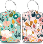2 Pcs Spring Flowers and Berries Luggage Tags by Unknown