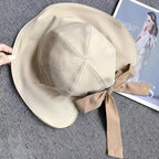 Wide Brim Hats for Woman Foldable Hats Sun Hats for Women uv Protection Bowknot - Image 6