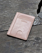 Buffway Slim Minimalist Front Pocket RFID Blocking Leather Wallets - Image 4