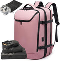 Travel Backpack for Women, 50L Carry On Backpack, Expandable Flight Approved by TANGCOREL