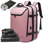 Travel Backpack for Women, 50L Carry On Backpack, Expandable Flight Approved by TANGCOREL