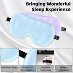 Silk Sleep Eye Mask for Kids, 100% Real Natural Pure Silk Sleeping Masks - Image 3