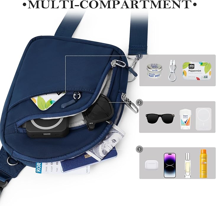 TOPEAST Anti Theft Crossbody Bag - Image 6
