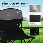 ALPHA CAMP Camping Chair 2 Pack Portable Chair - Image 4