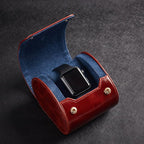 Genuine Napa Leather Watch Roll Travel Case - Image 4
