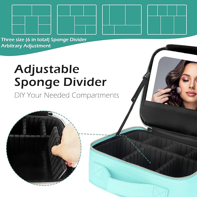 MOMIRA Travel Makeup Bag Cosmetic Bag Makeup Organizer Bag - Image 6