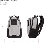 SwissGear Cecil 5505 Laptop Backpack, Heather Grey - Image 5