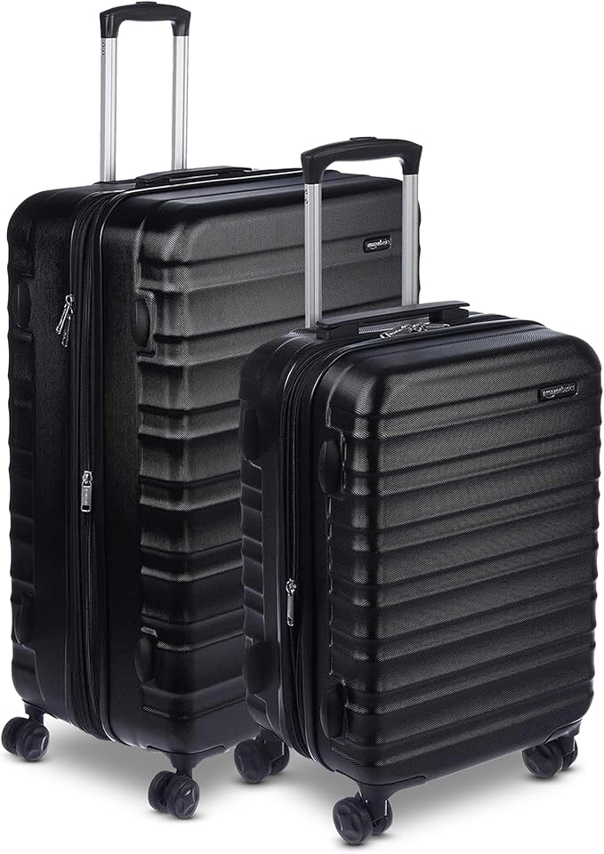 Amazon Basics 2-Piece Set, Hardshell Suitcases by AmazonBasics