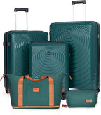 Luggage Sets 5 Piece, Suitcases by CONCEPTEN