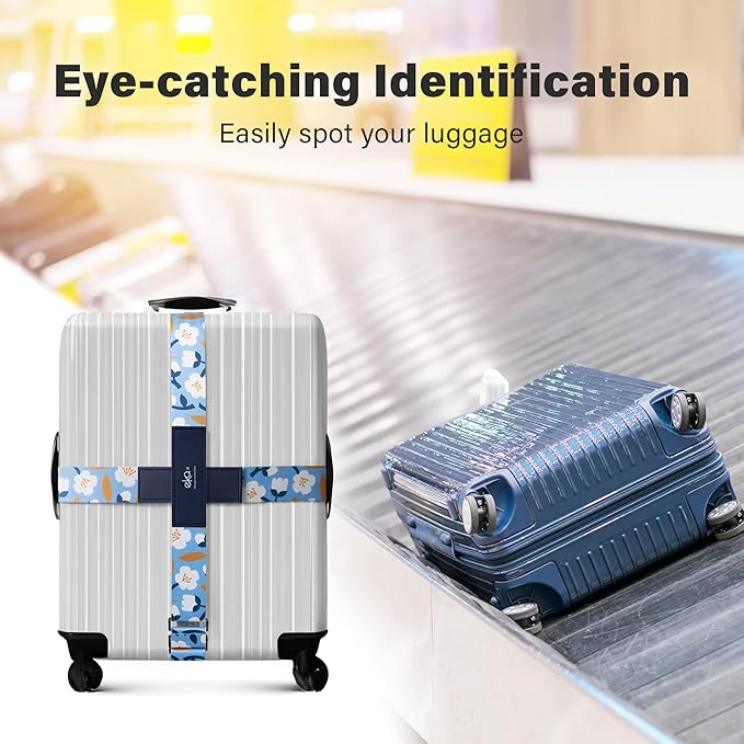 Luggage Straps for Suitcases, Adjustable Luggage Elastic Belt, Travel - Image 2