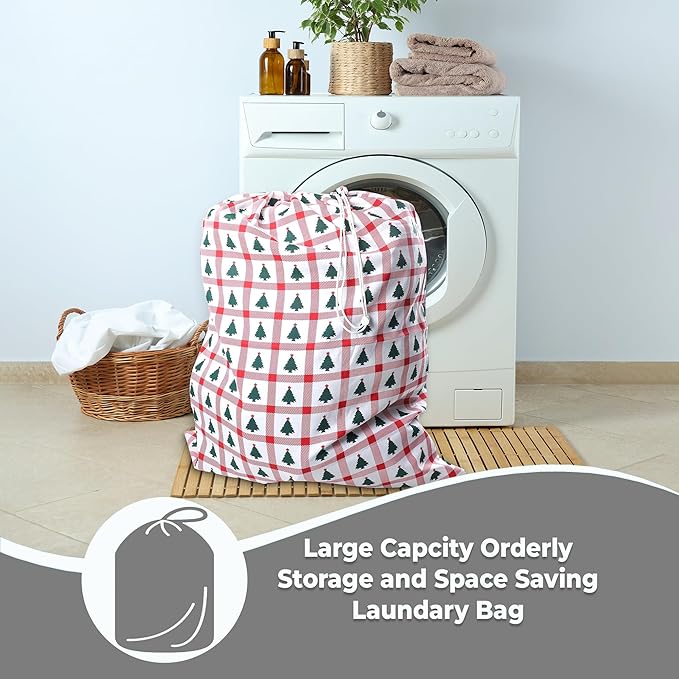 Urban Villa Laundry Bag Canvas|Dirty Clothes Travel Laundry Bag|Machine - Image 5