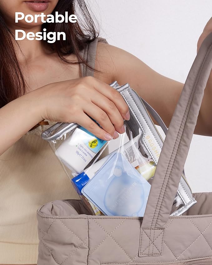 BAGSMART TSA Approved Toiletry Bag, Makeup Cosmetic Pouch Bag - Image 7
