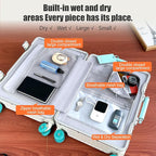 Aluminium Frame Carry on Luggage - Image 4