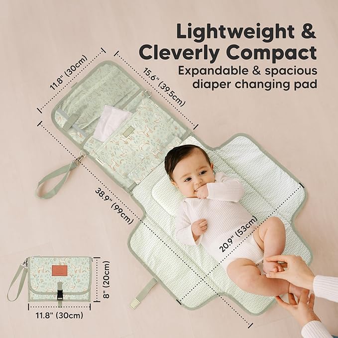 KeaBabies Portable Diaper Changing Pad - Image 3