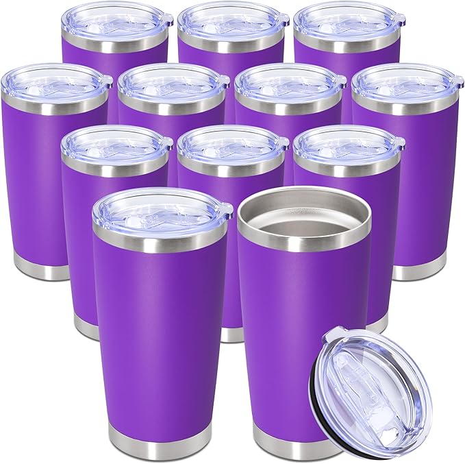 20oz Tumbler Bulk Stainless Steel Tumbler Cup by AUWBON