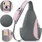 G4Free Sling Bag RFID Blocking Sling Backpack Crossbody Chest Bag Daypack - Image 4