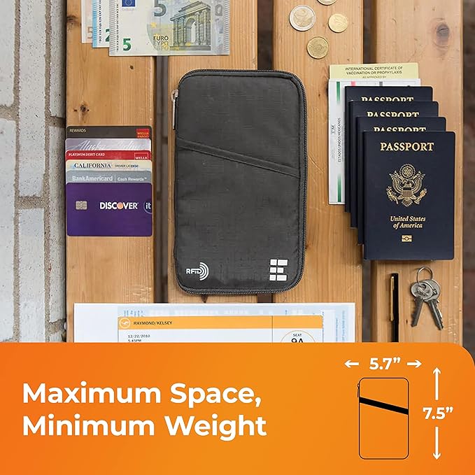 Passport Holder Family up to 6 Passports, Large Passport Wallet and Premium - Image 5