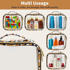 TSA Approved Travel Toiletry Bag, 2 Pack Clear Makeup Bags - Image 4