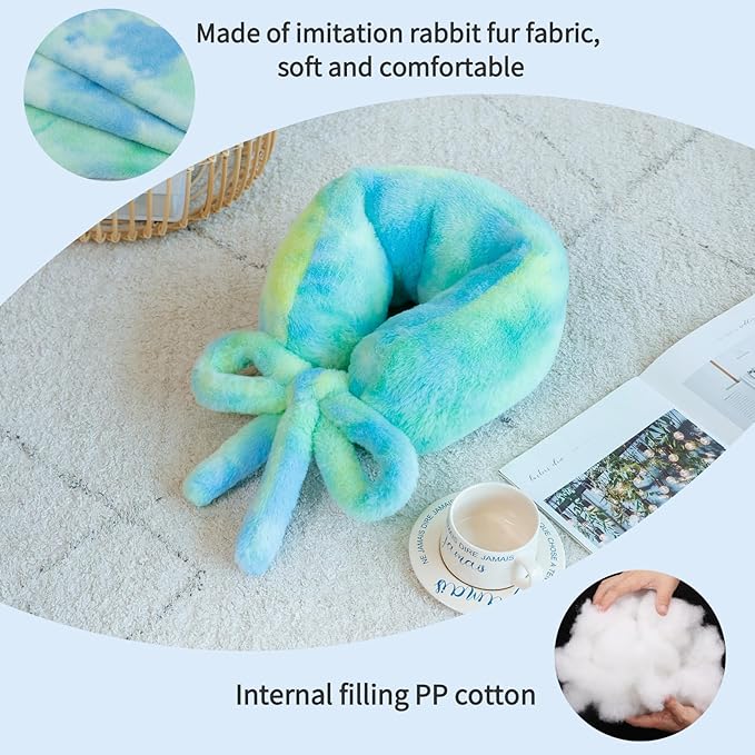 Travel Pillow Multifunctional Airplane Travel Neck Pillow Provides Neck and - Image 2