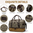 Nerlion Green Large Weekender Overnight Duffel Bag - Image 5