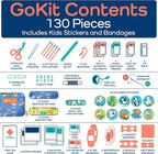 KeepGoing Travel First Aid Kit for Kids – 130 Pc. for Car, Diaper Bag & Backpack - Image 6