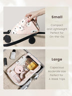 ROWNYEON Clear Makeup Case Toiletry Bag Multipurpose Travel Makeup Train Case - Image 7
