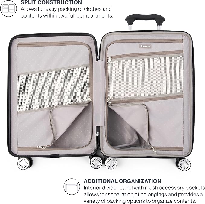 Travelpro Pathways 3 Hardside Expandable Luggage, 8 Spinner Wheels, Lightweight - Image 6