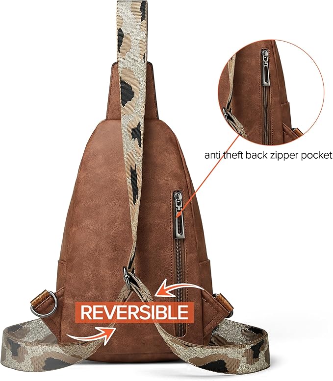 Sling Bag Crossbody Bags for Women Small Cross Body Bag Fanny Packs Chest Sling - Image 6