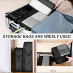 Compression Travel Packing Cubes, 6 Set Expandable Luggage Organizer Bags - Image 5
