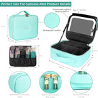 MOMIRA Travel Makeup Bag Cosmetic Bag Makeup Organizer Bag - Image 3