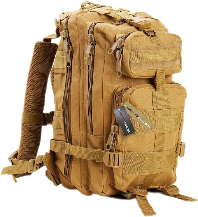 Military Tactical Pack Backpack Army Molle Bug Out Bag Small Rucksack Outdoor by Mastiff+Outdoor