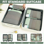BAGAIL 4 Set/6 Set/8 Set Compression Packing Cubes Travel Accessories - Image 7