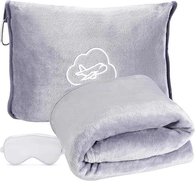 Travel Blanket, Ultra-Soft, Warm & Lightweight Travel Blanket Airplane by Unknown