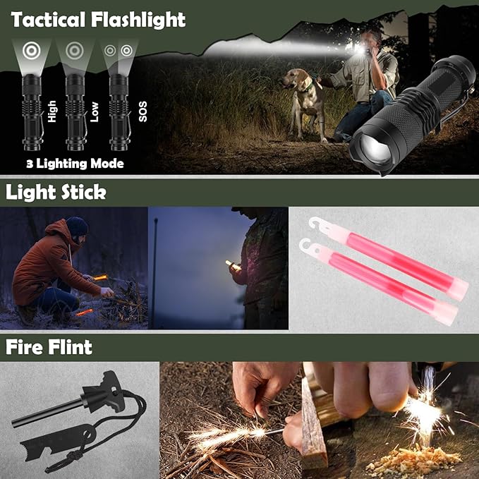320 PCS Survival Kits First Aid Kit, Gifts - Image 4