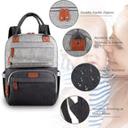 Diaper Bag Backpack, Baby Bag for Boys Girls, Large Diaper Backpack Travel - Image 8