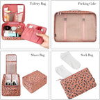 BAGAIL 8 Set Packing Cubes Luggage Packing Organizers - Image 4