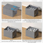 2 Pack Shoe Organizer for Closet - Image 2