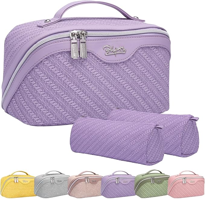 BOYATU Travel Makeup Bags for Women: Large Cosmetic Bag Waterproof by BOYATU