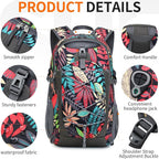 40L Hiking Backpack Lightweight Daypack Waterproof Travel Camping Backpack - Image 6