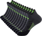 PAPLUS Ankle Compression Sock for Men and Women 2/4/6 Pairs, Low Cut by PAPLUS