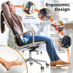 BLACK+DECKER Cooling Gel Lumbar Memory Foam Cushion – Ergonomic Back Support - Image 5