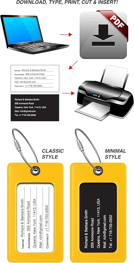 Luggage Tags Business Card Holder by TUFFTAAG - Image 5